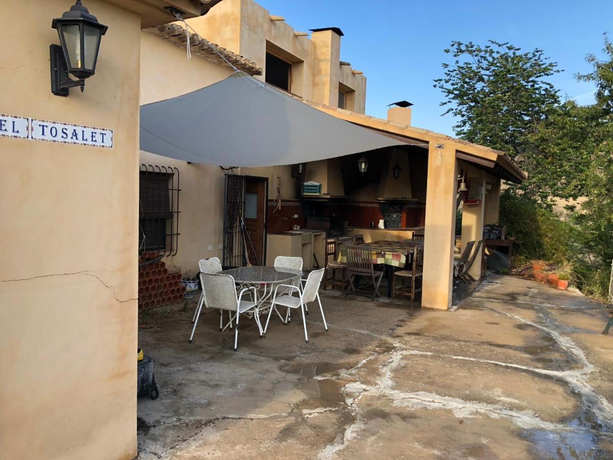 Finca El Tossalet, GRAN PISCINA junto al pueblo Sella Exterior foto