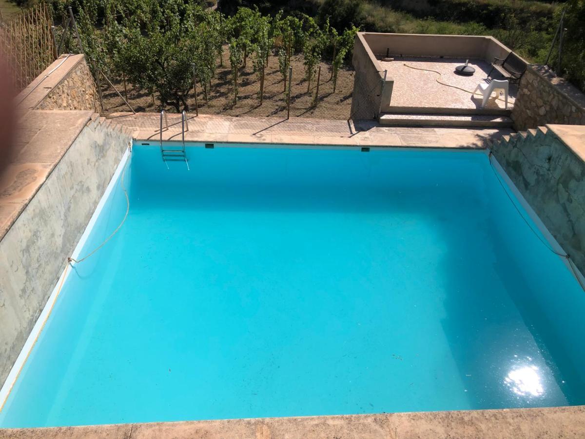 Finca El Tossalet, GRAN PISCINA junto al pueblo Sella Exterior foto